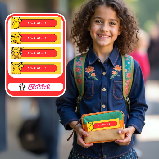 Pikachu Customized Waterproof Labels