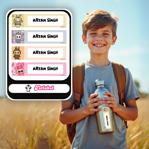 Labubu Personalised Waterproof Stickers