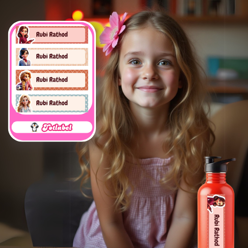 Barbie Customized Waterproof Labels